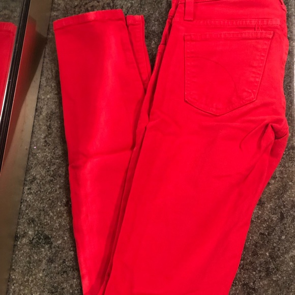 JOE’S JEANS red skinny denim jeans size 24 - Picture 2 of 3